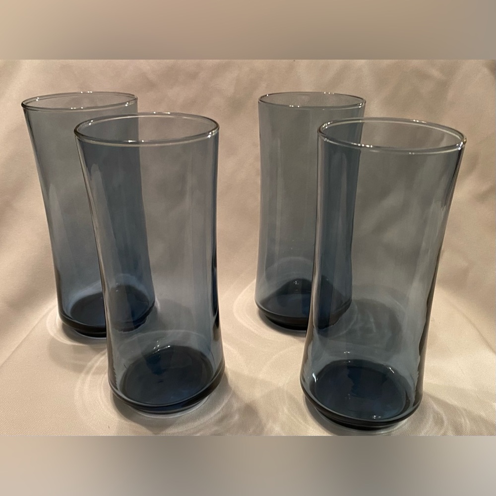 Bolero Blue by LIBBEY Glass Company Cooler Set of 4 - Picture 3 of 7